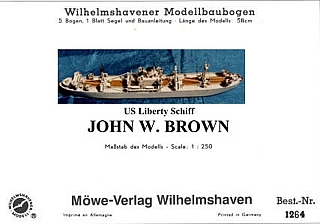 Plan Cargo Vessel John W Brown - WILHELMS